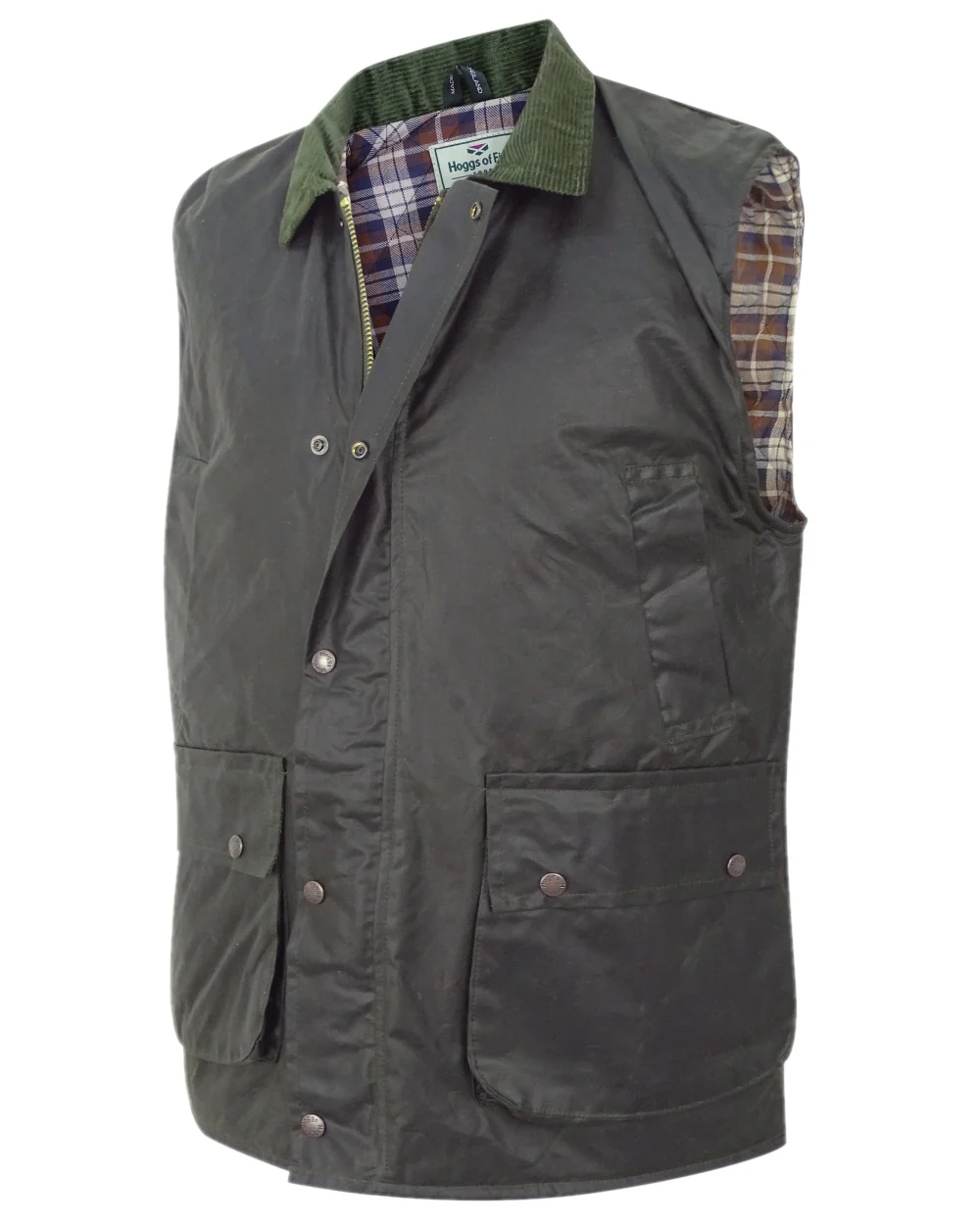 Hoggs of Fife Waxed Waistcoat - Image 10