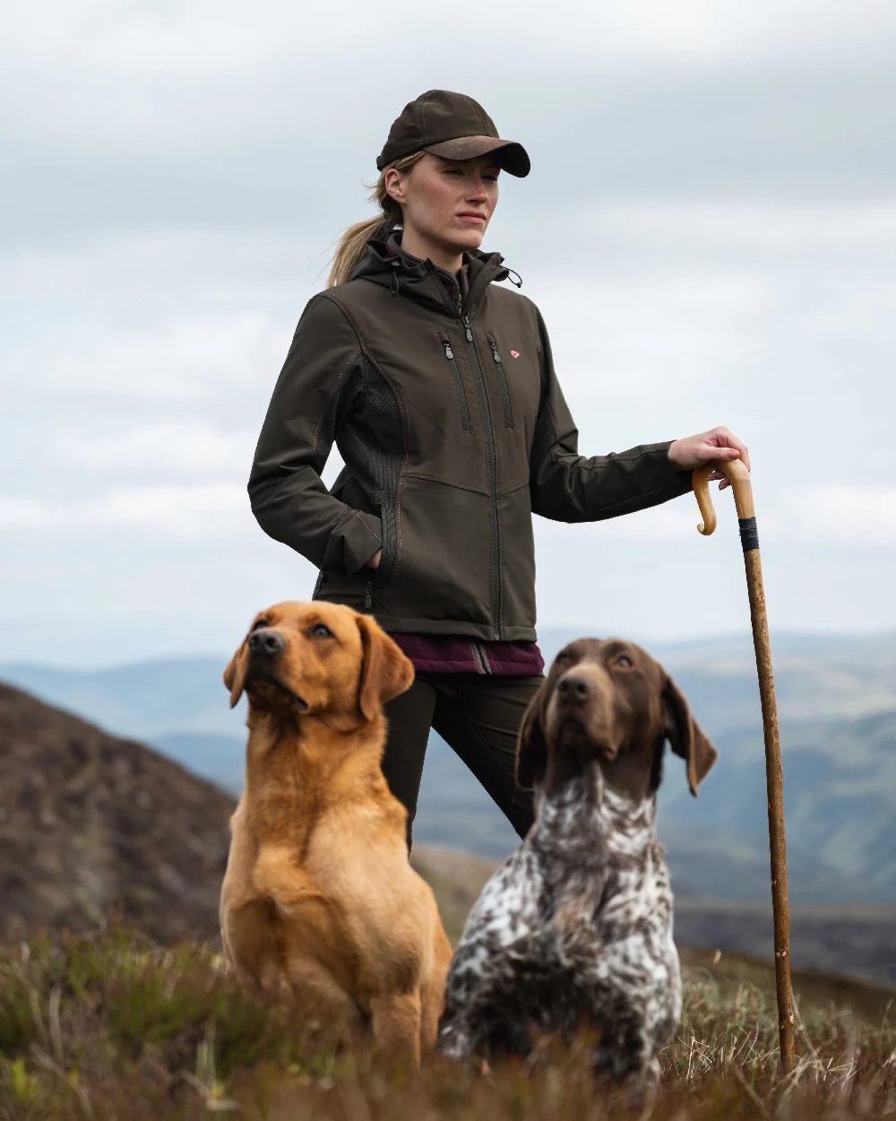 Hoggs of Fife Womens Ardross 4-Way Active Jacket - Image 2