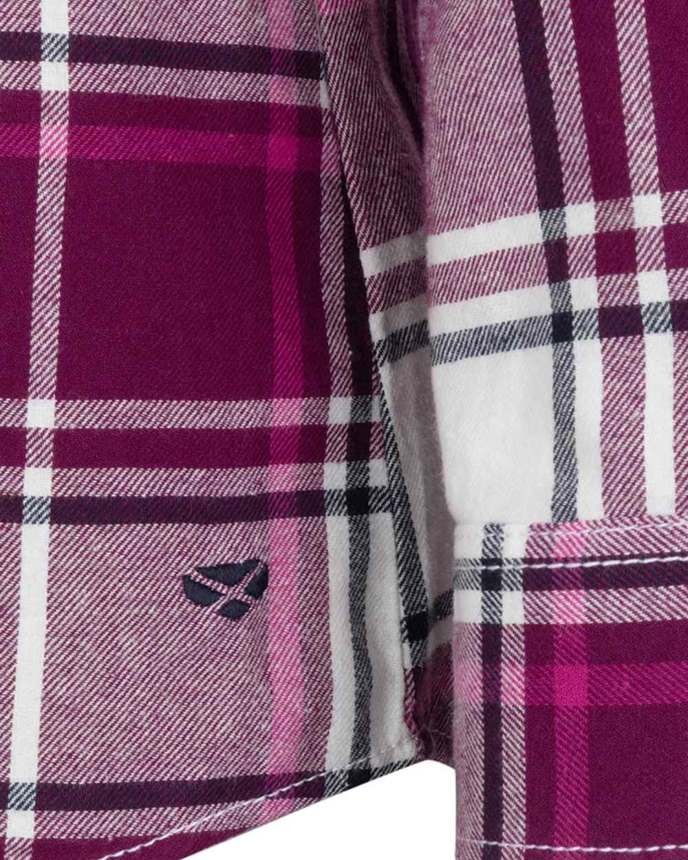 Hoggs of Fife Womens Caitlyn Oversized Flannel Shirt - Image 4