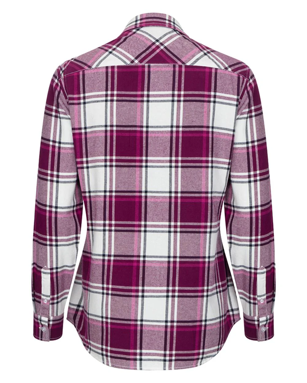 Hoggs of Fife Womens Caitlyn Oversized Flannel Shirt - Image 5