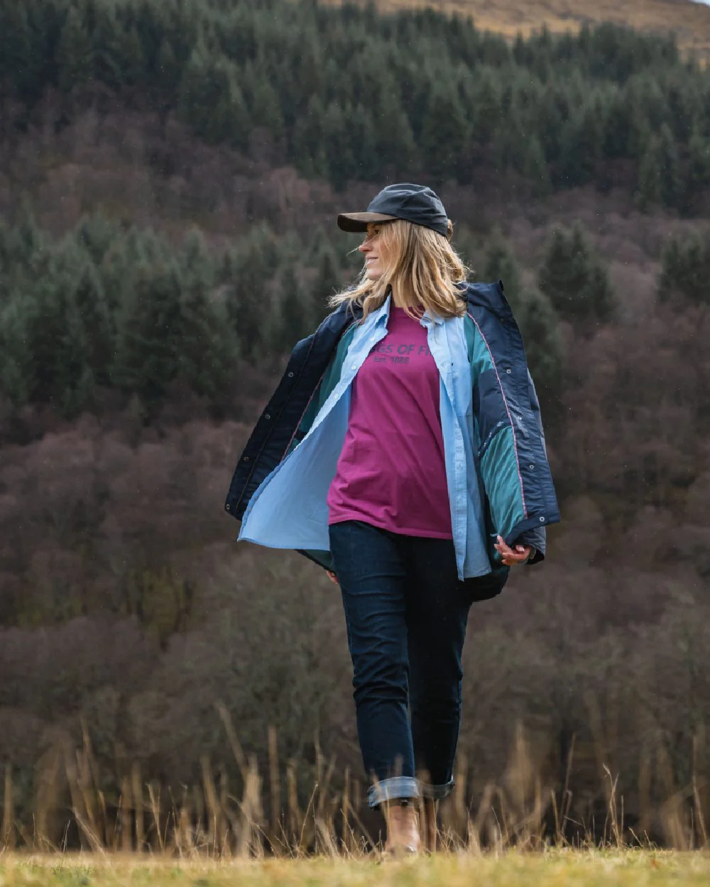 Hoggs of Fife Womens Ingliston Stretch Stripe Shirt - Image 2