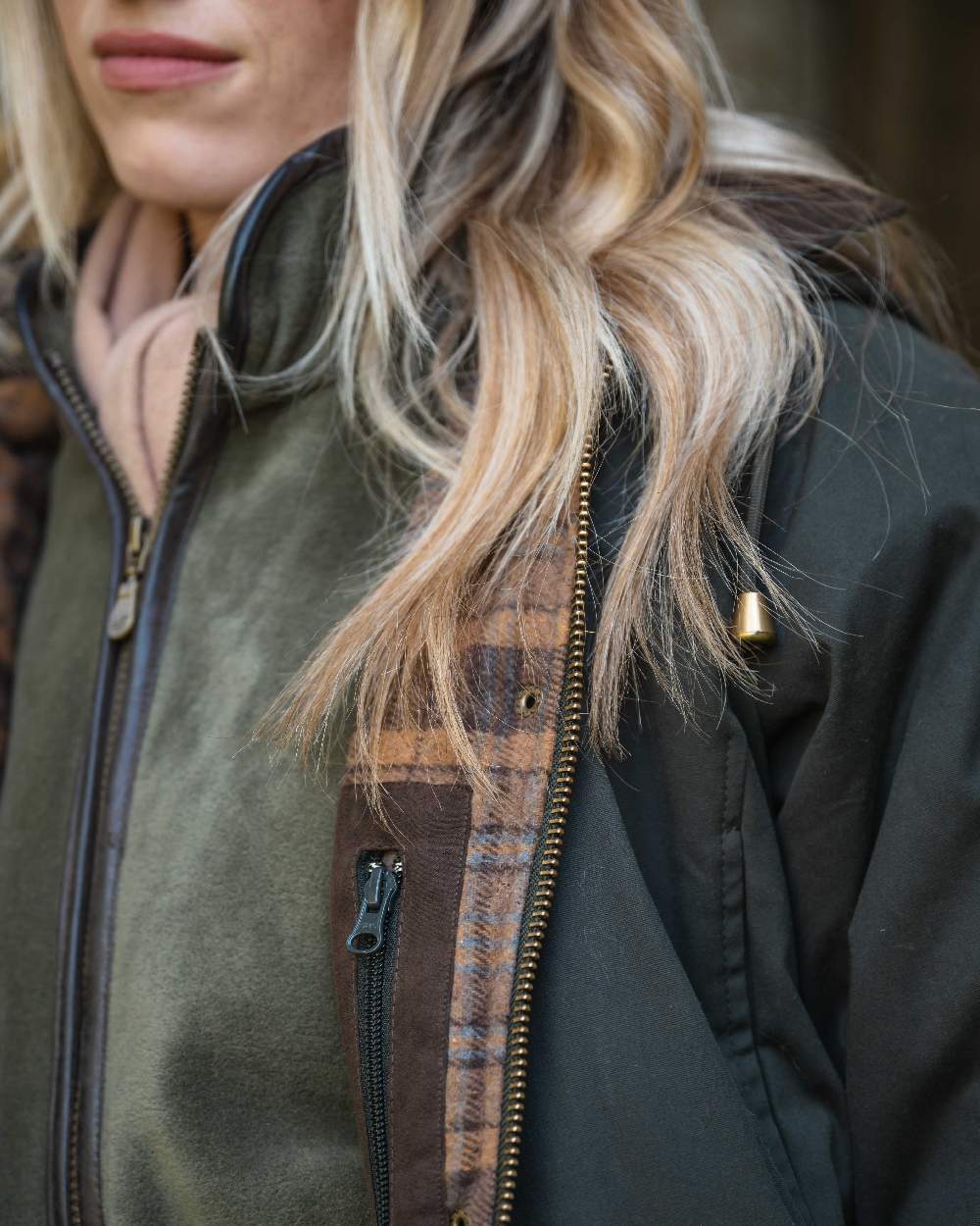 Hoggs of Fife Womens Kelso Waterproof Waxed Jacket - Image 3