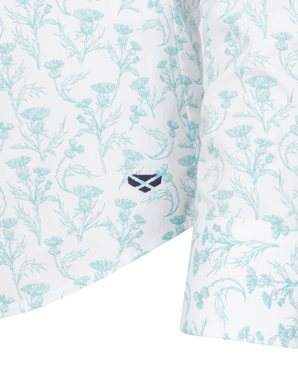Hoggs of Fife Womens Thistle Print Shirt - Image 4