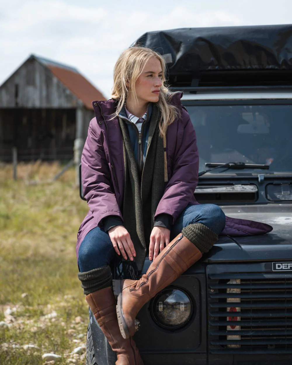 Hoggs of Fife Womens Walker Long Coat - Image 17