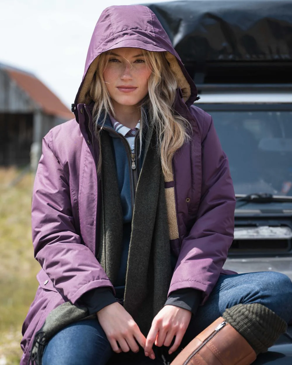 Hoggs of Fife Womens Walker Long Coat - Image 18