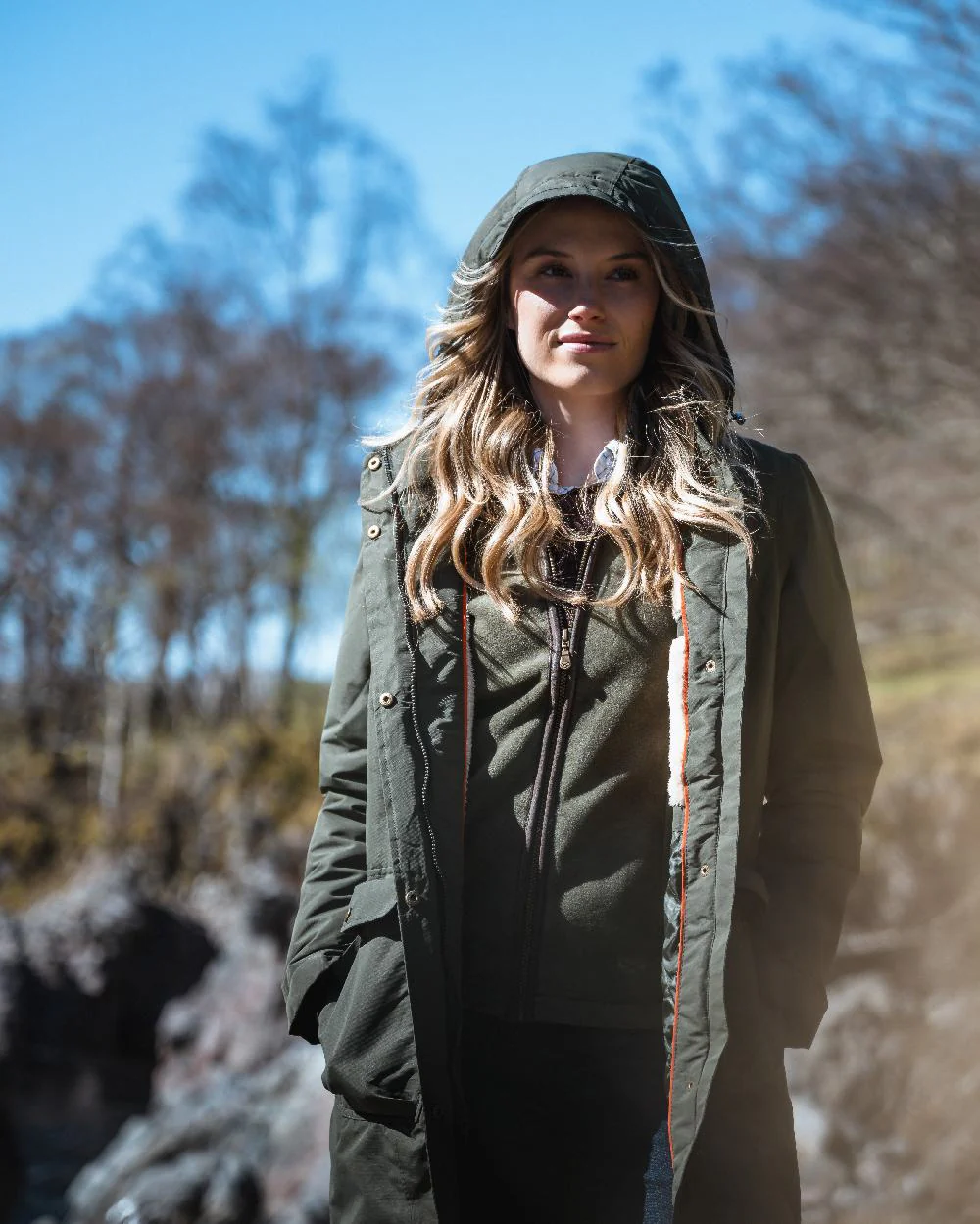 Hoggs of Fife Womens Walker Long Coat - Image 3