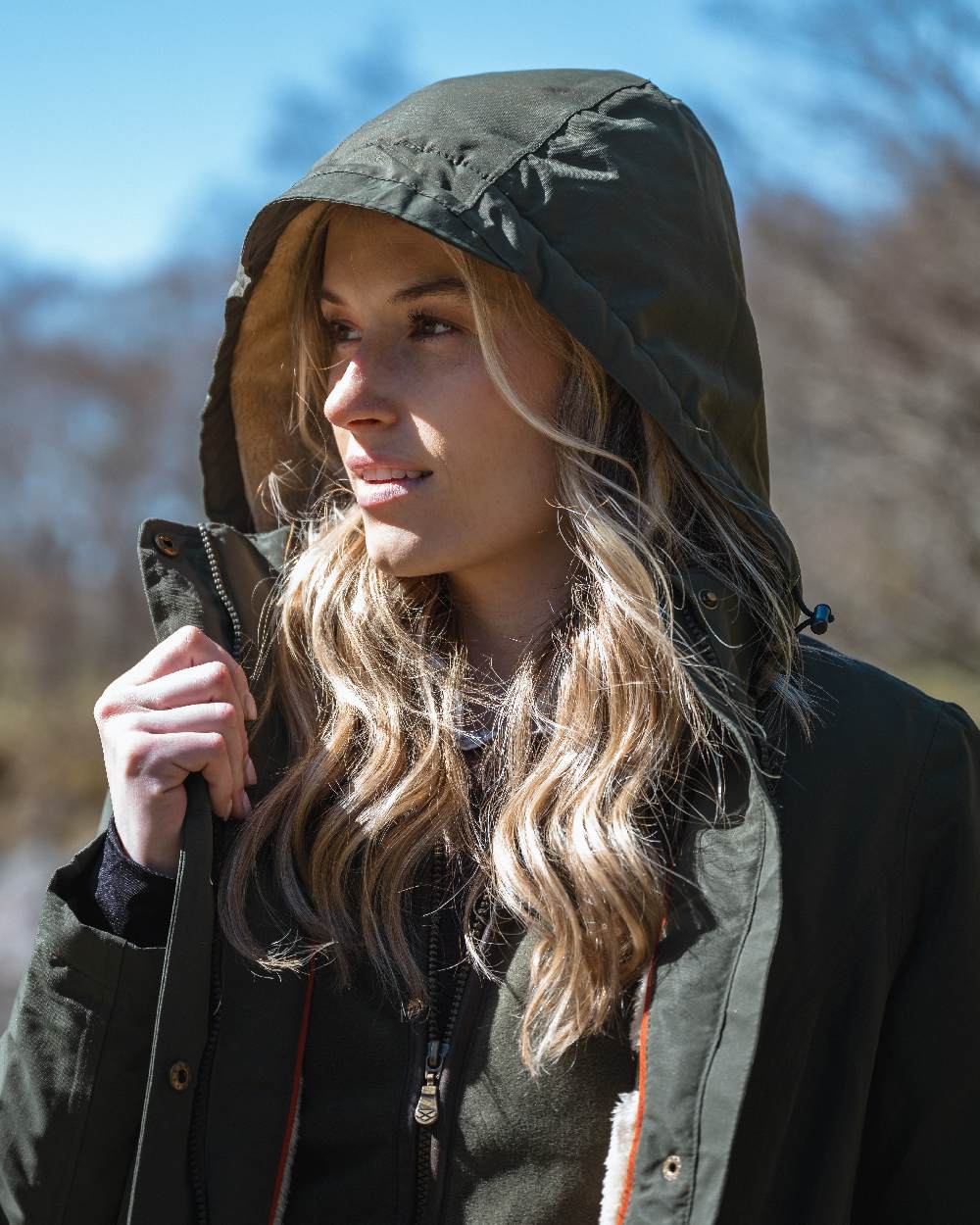 Hoggs of Fife Womens Walker Long Coat - Image 4