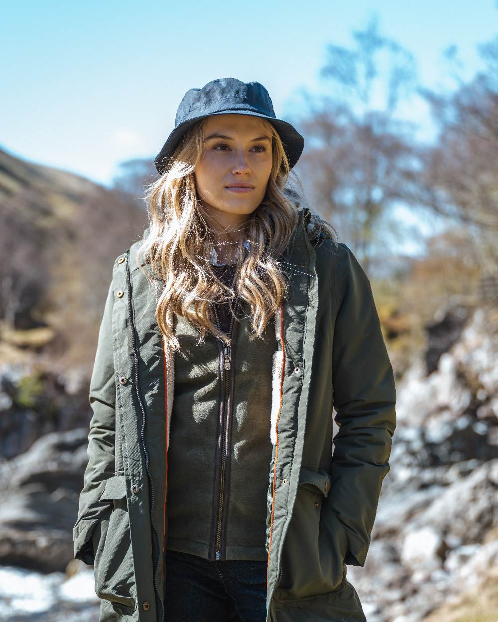 Hoggs of Fife Womens Walker Long Coat - Image 5