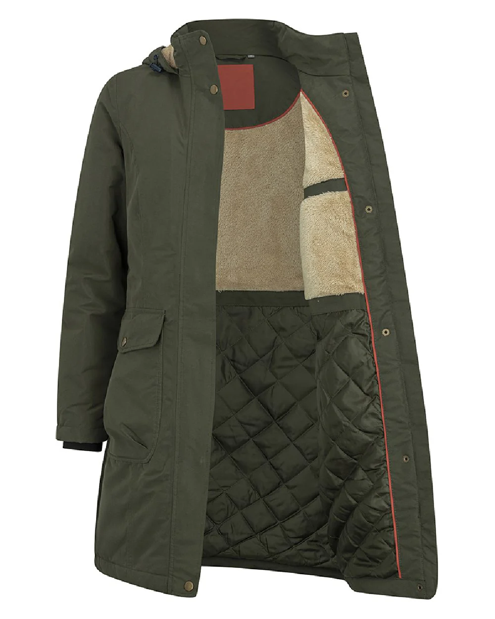 Hoggs of Fife Womens Walker Long Coat - Image 8