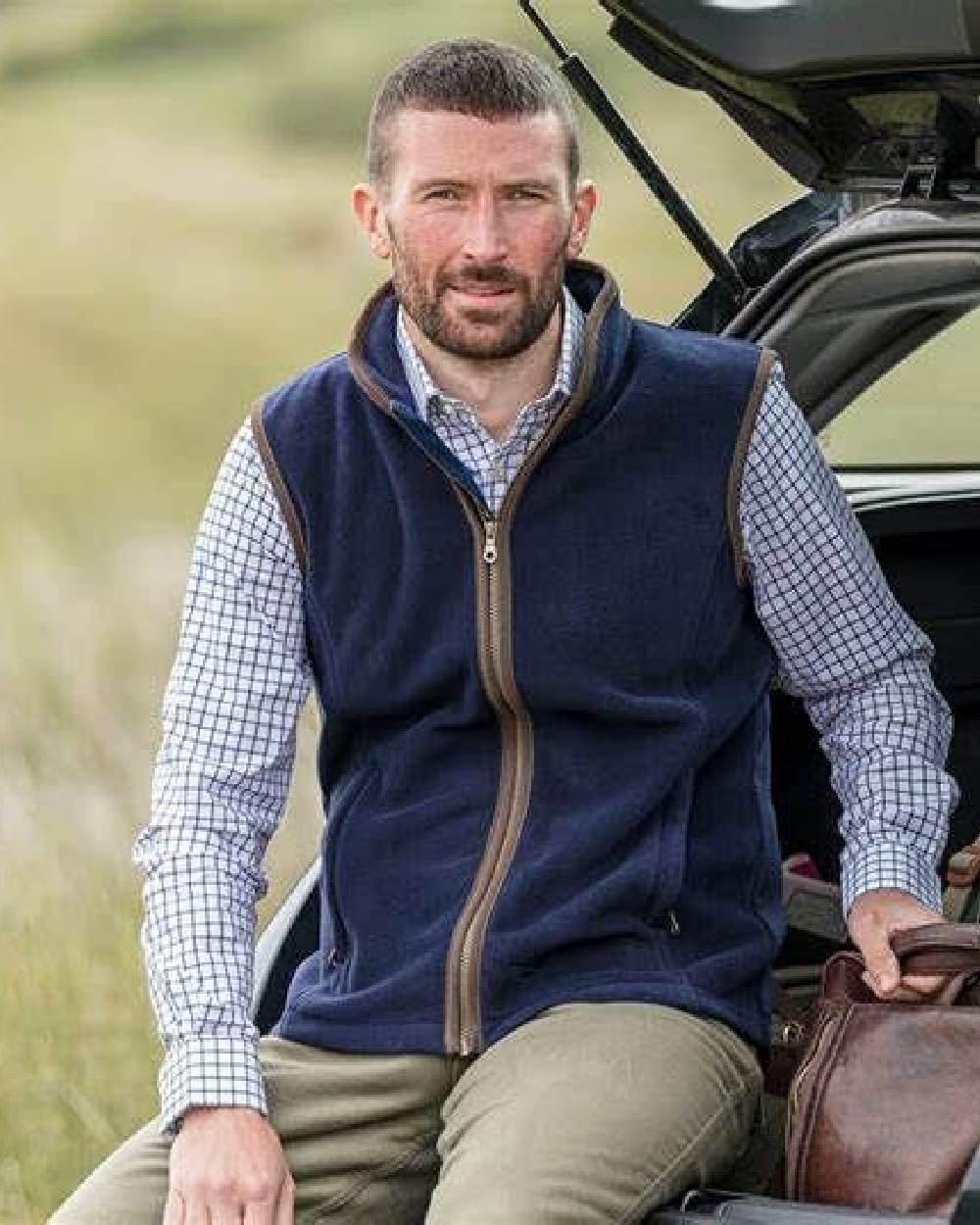 Hoggs of Fife Woodhall Fleece Gilet - Image 2
