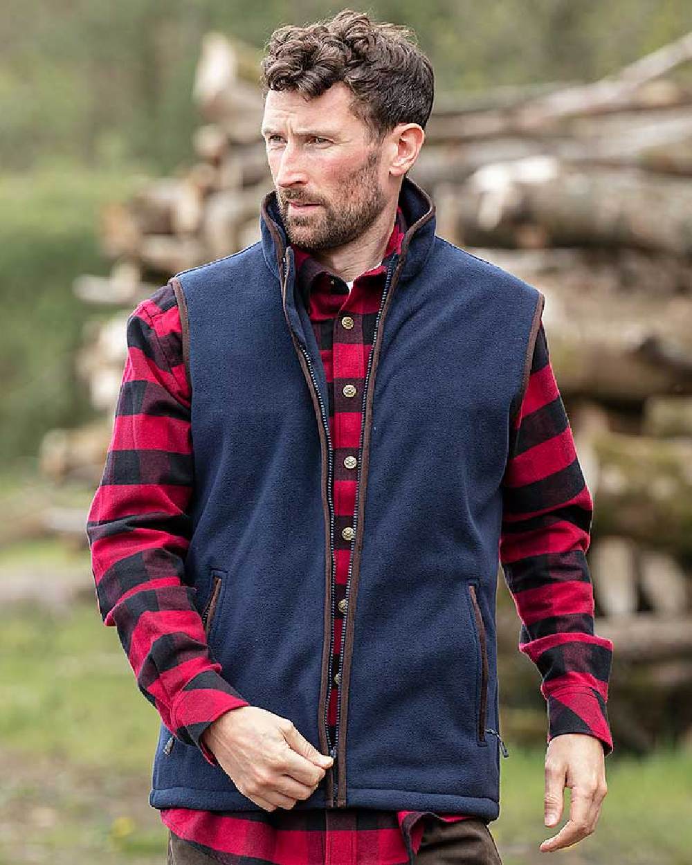Hoggs of Fife Woodhall Fleece Gilet - Image 3