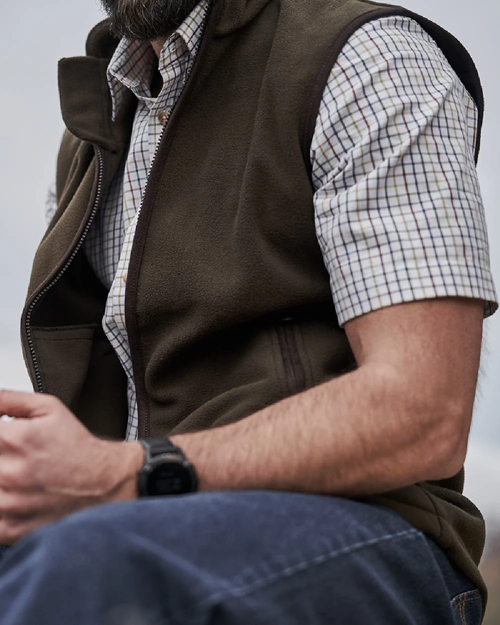 Hoggs of Fife Woodhall Fleece Gilet - Image 7