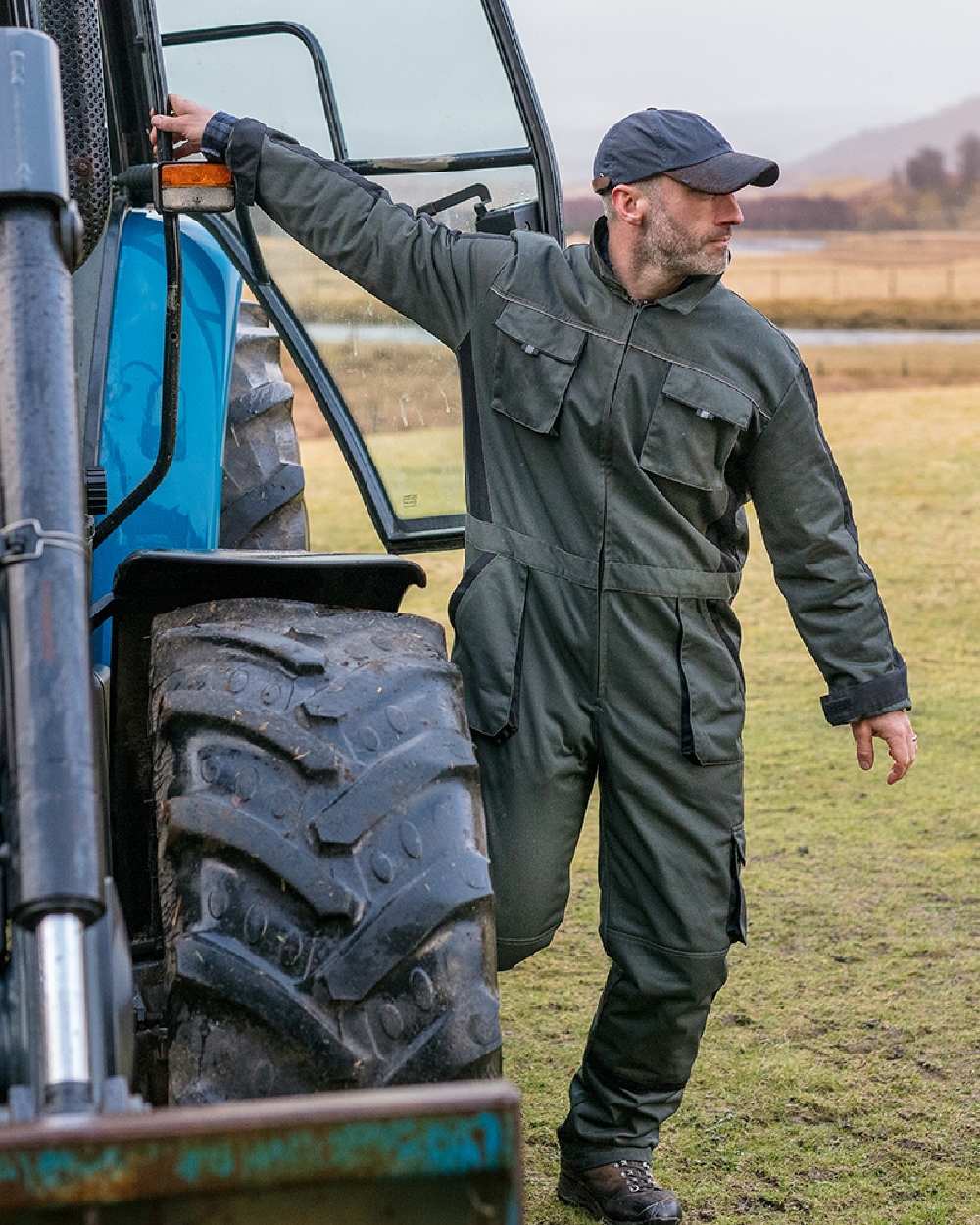 Hoggs of Fife Workhogg Zipped Cotton Coverall - Image 2