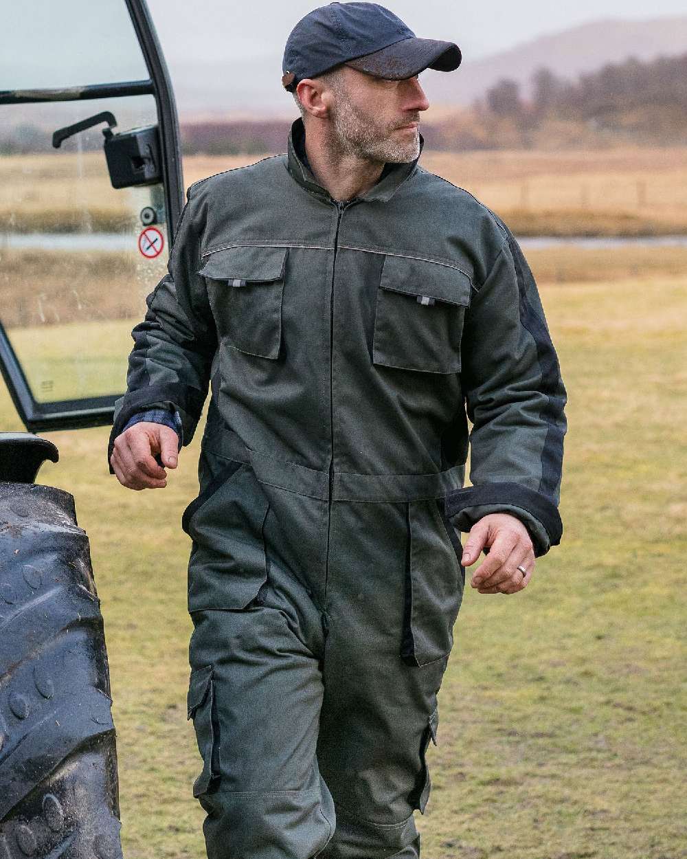 Hoggs of Fife Workhogg Zipped Cotton Coverall - Image 4
