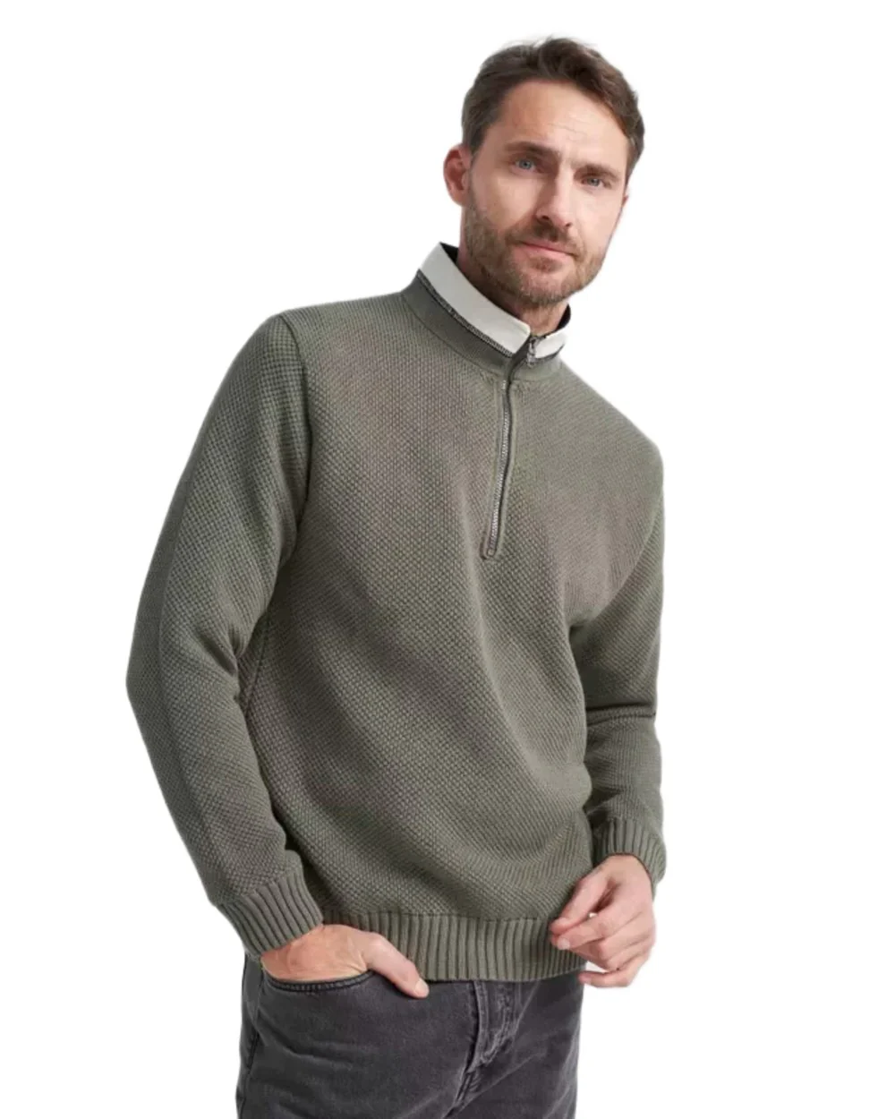 Holebrook Mens Classic Knitted Windproof Sweater - Image 14