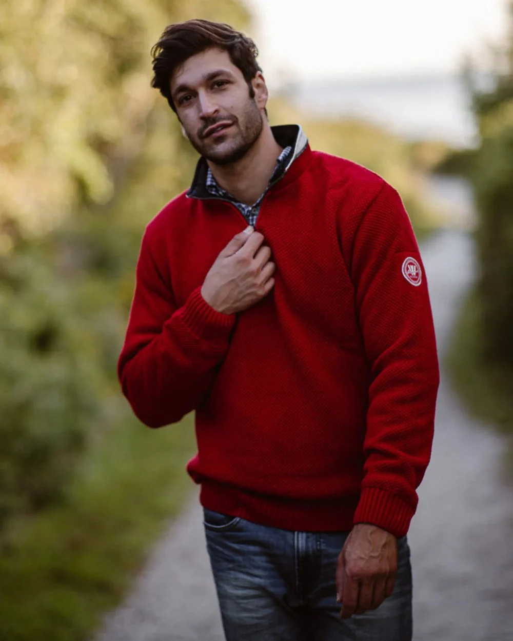 Holebrook Mens Classic Knitted Windproof Sweater - Image 4