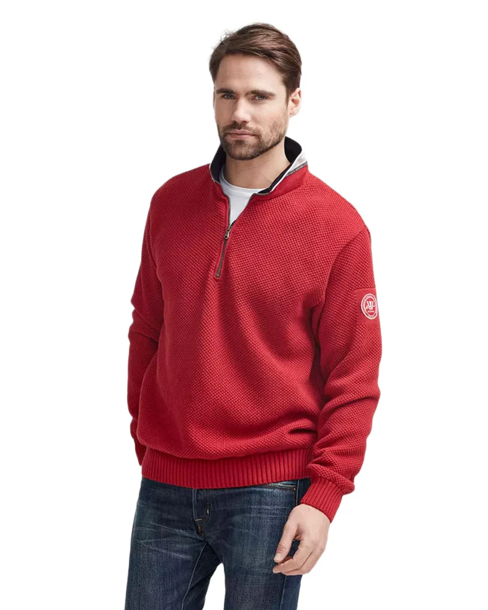 Holebrook Mens Classic Knitted Windproof Sweater - Image 5