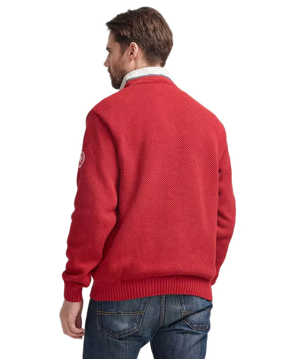 Holebrook Mens Classic Knitted Windproof Sweater - Image 6