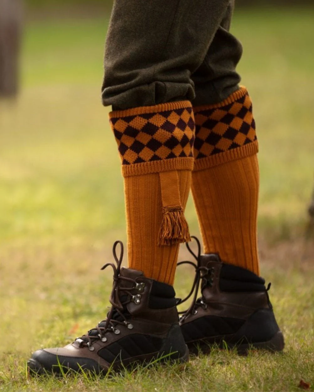 House of Cheviot Chessboard Socks - Image 4