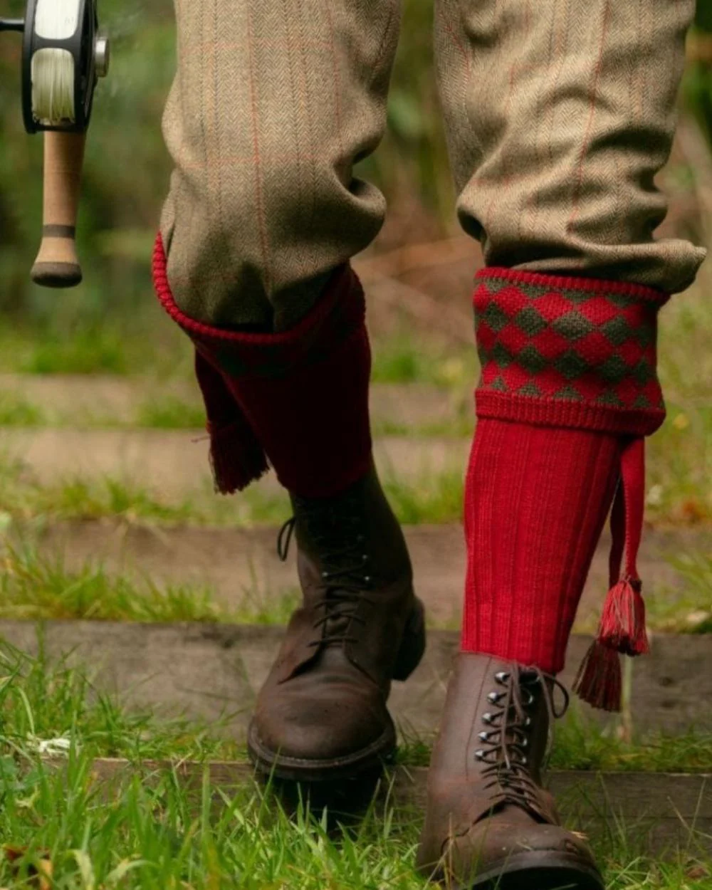 House of Cheviot Chessboard Socks - Image 6