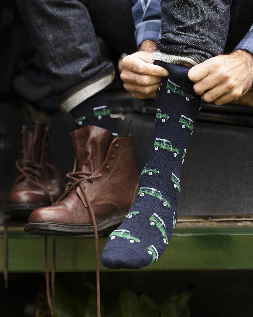 House of Cheviot Cotton Socks - Image 2