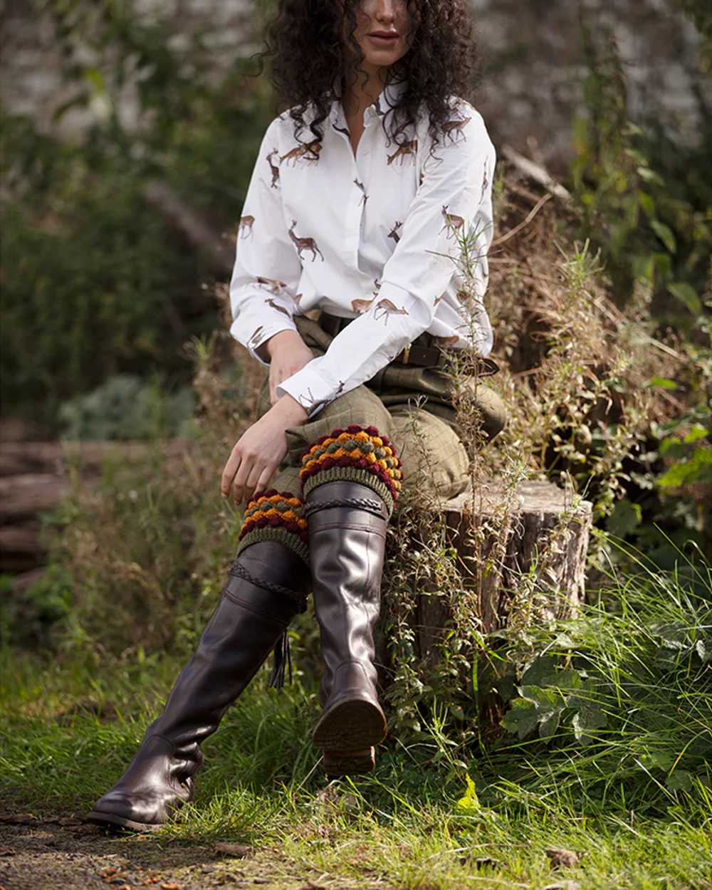House of Cheviot Lady Angus Shooting Socks - Image 2