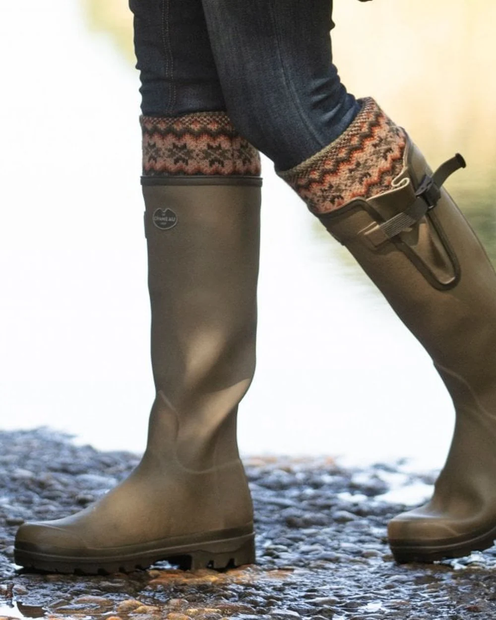 House of Cheviot Lady Fairisle Socks - Image 4