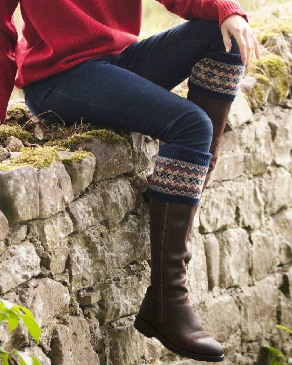 House of Cheviot Lady Fairisle Socks - Image 6