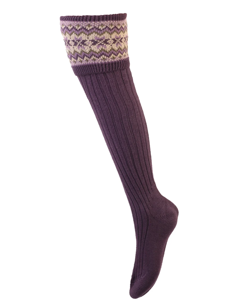House of Cheviot Lady Fairisle Socks - Image 7