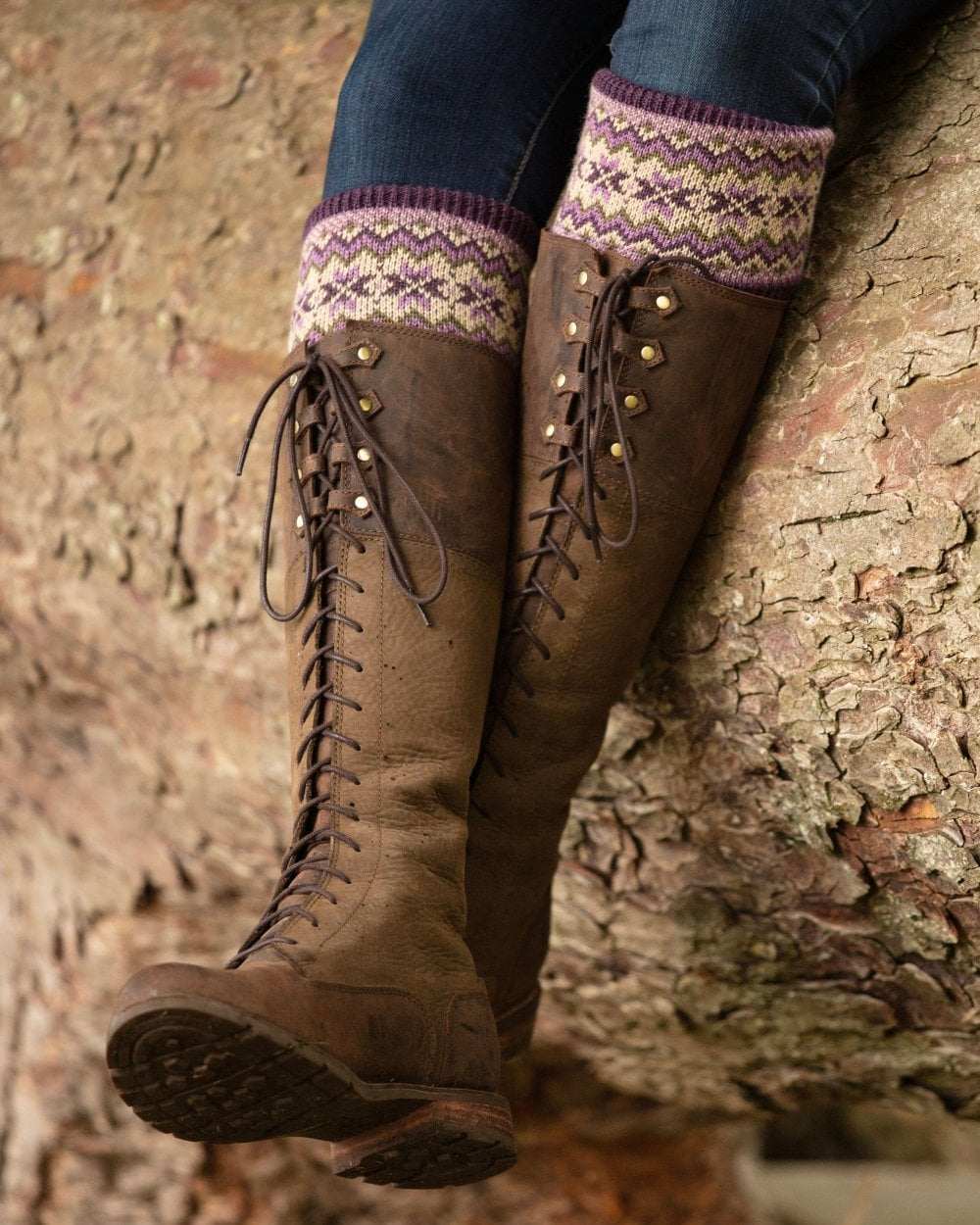House of Cheviot Lady Fairisle Socks - Image 8