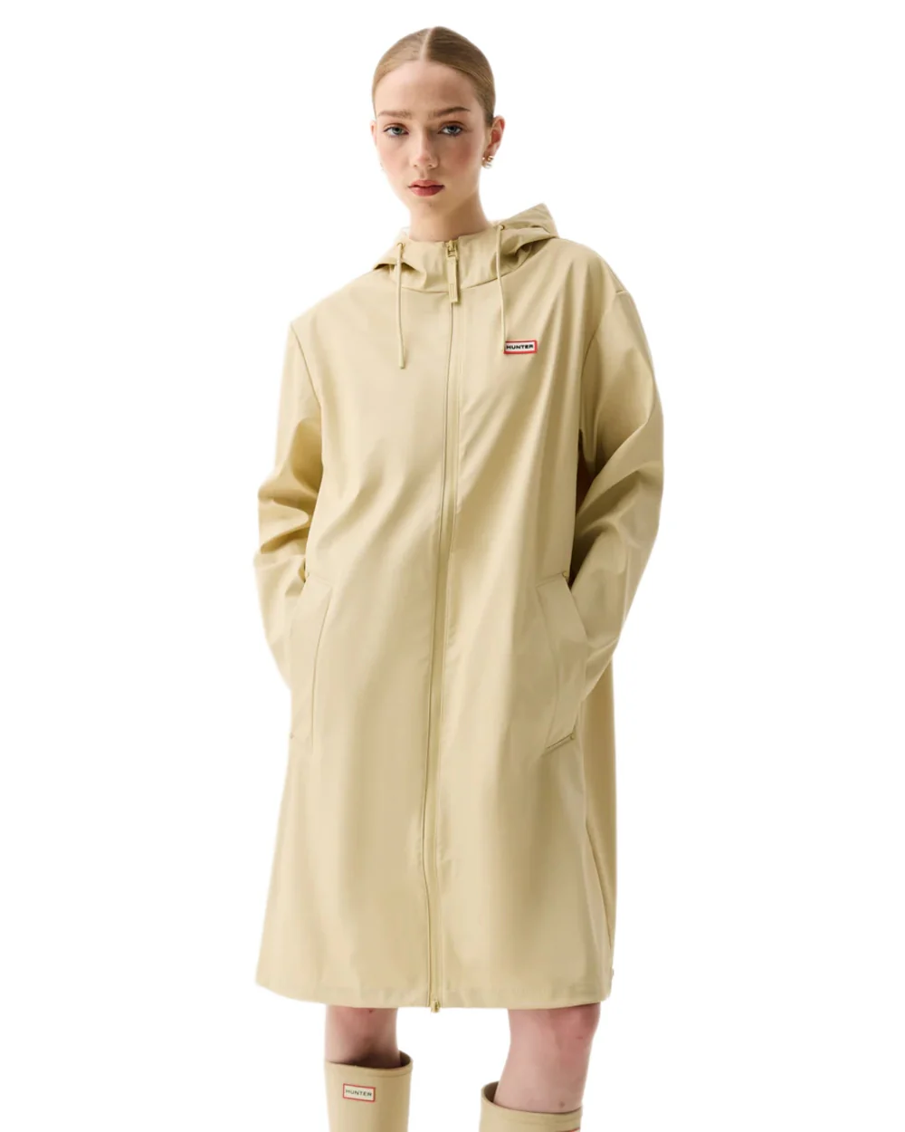 Hunter Downpour Andrea PU Raincoat - Image 19