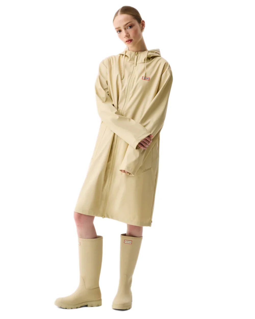 Hunter Downpour Andrea PU Raincoat - Image 22