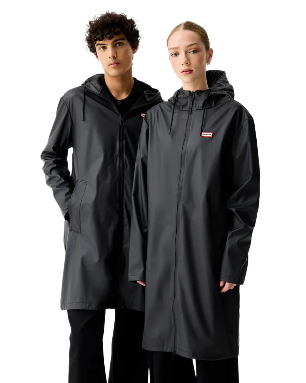 Hunter Downpour Andrea PU Raincoat - Image 3