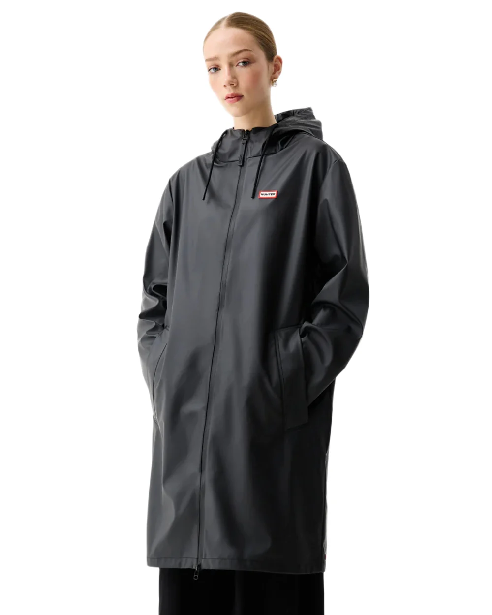 Hunter Downpour Andrea PU Raincoat - Image 4