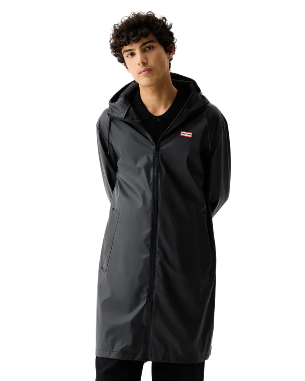 Hunter Downpour Andrea PU Raincoat - Image 5