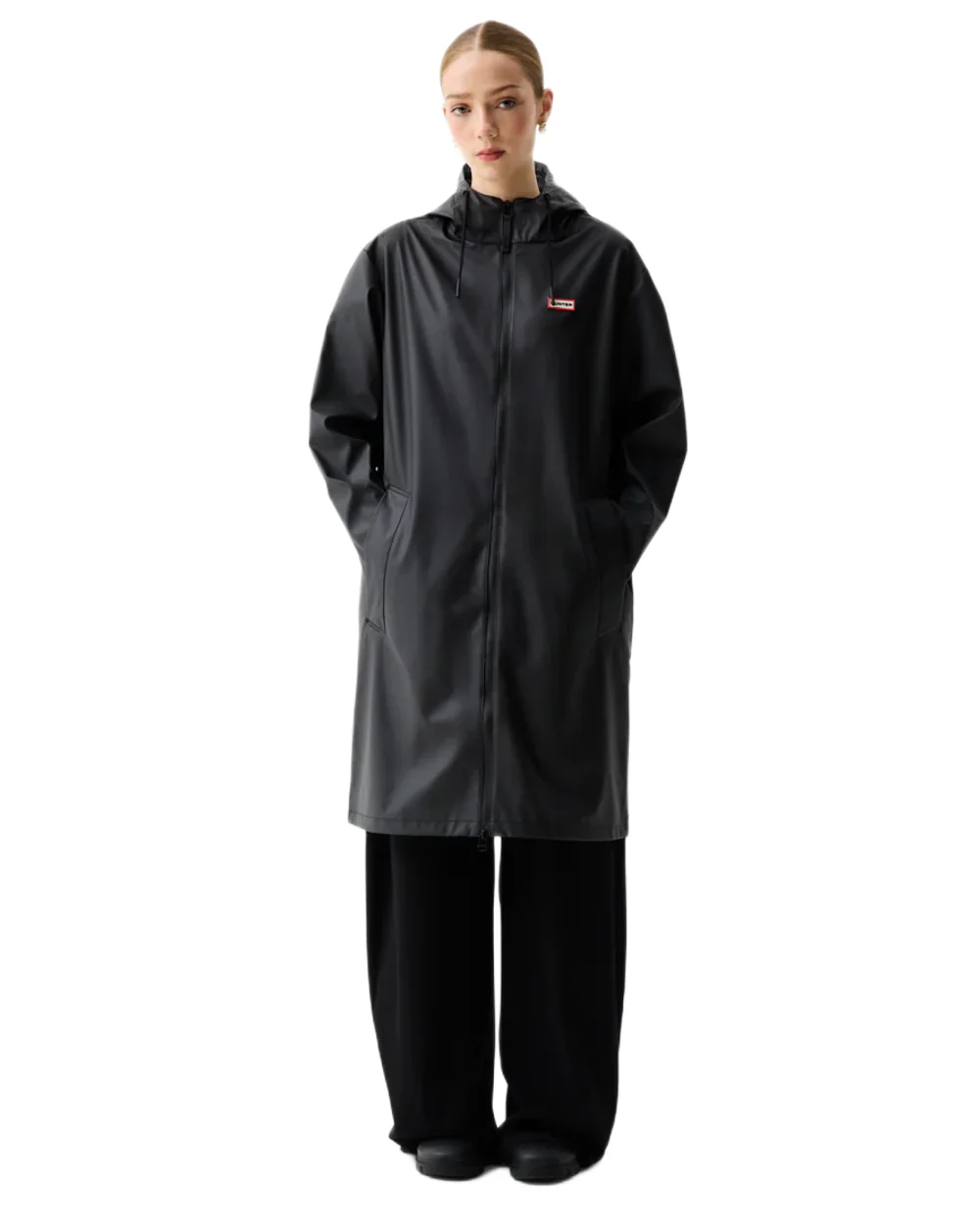 Hunter Downpour Andrea PU Raincoat - Image 6