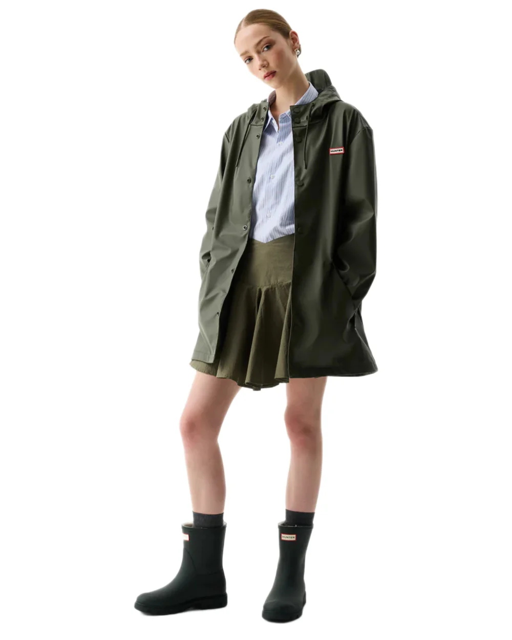 Hunter Downpour Jo Pu Rain Parka - Image 11