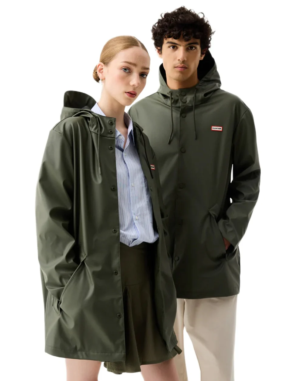 Hunter Downpour Jo Pu Rain Parka - Image 9