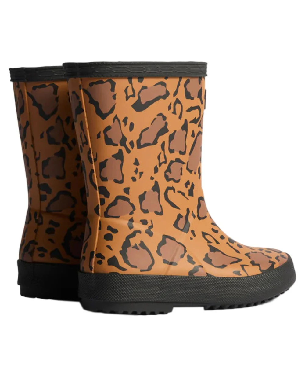 Hunter Kids First Leopard Print Wellington Boots - Image 3