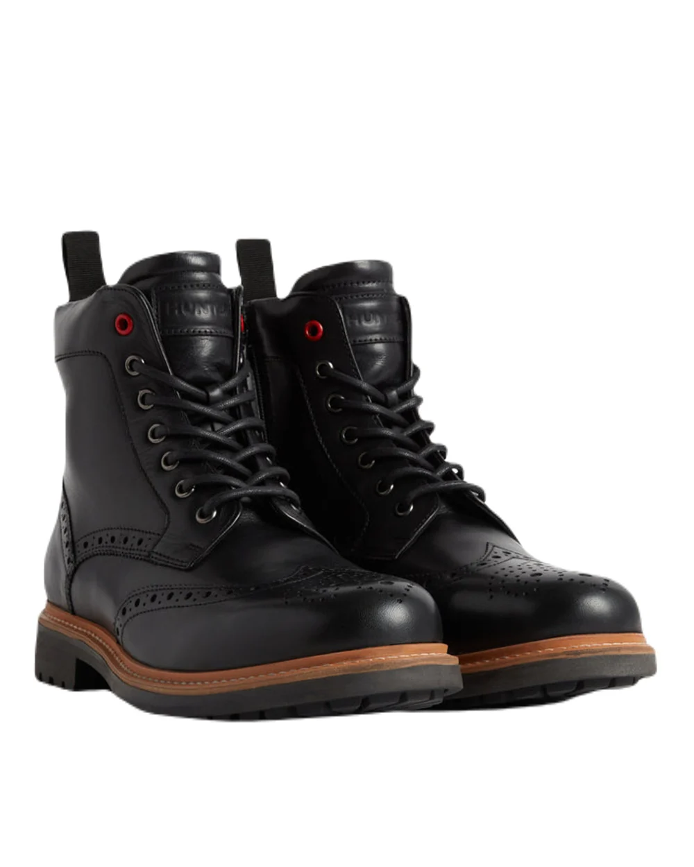 Hunter Mens Cawdor Brogue Ankle Boots - Image 4