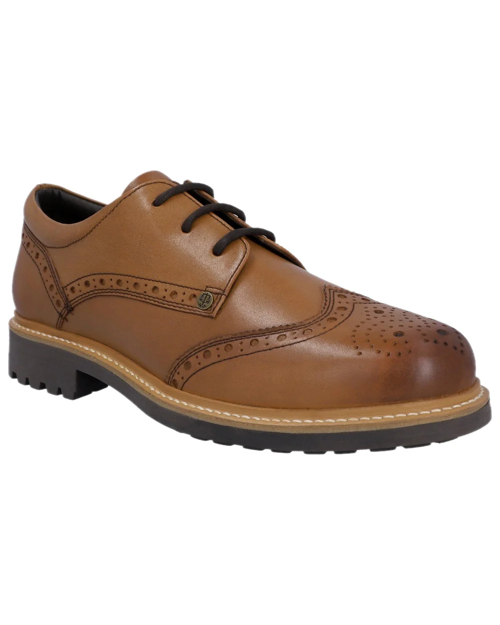 Hunter Mens Cawdor Brogue Gibson Shoes - Image 7