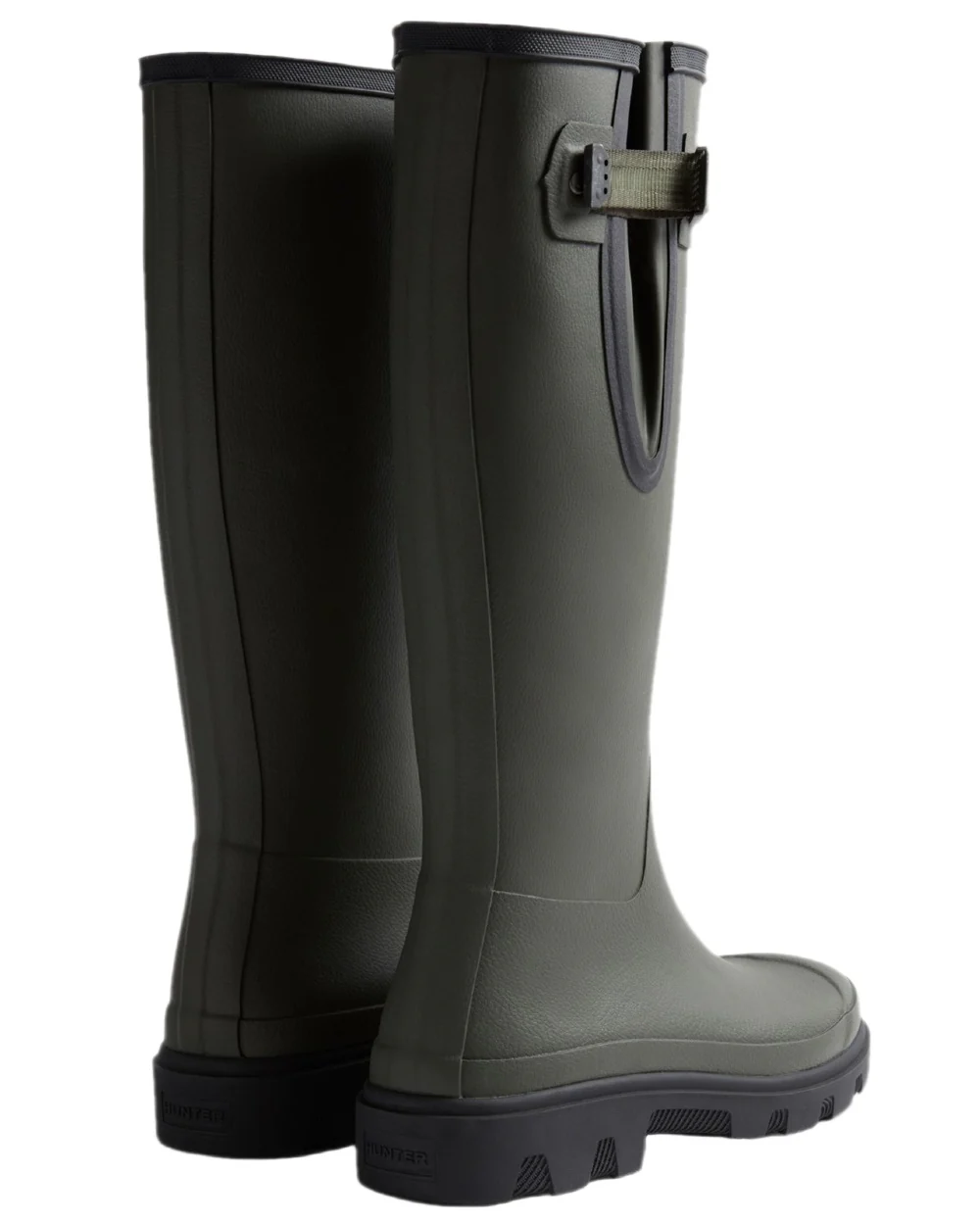 Hunter Mens Downpour Adjustable Tall Wellingtons - Image 7