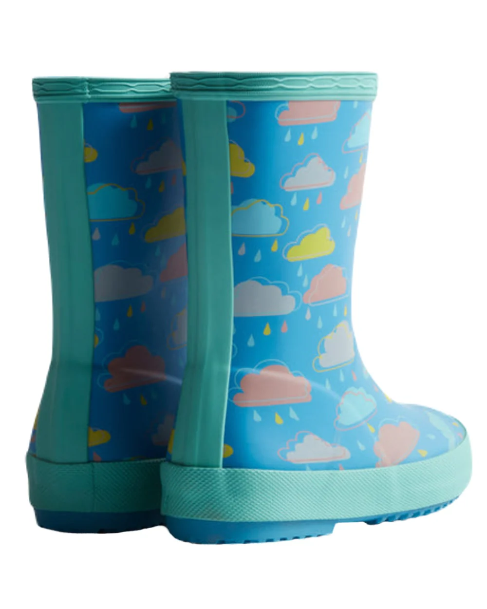 Hunter Original Kids First Rain Cloud Print Wellingtons - Image 3