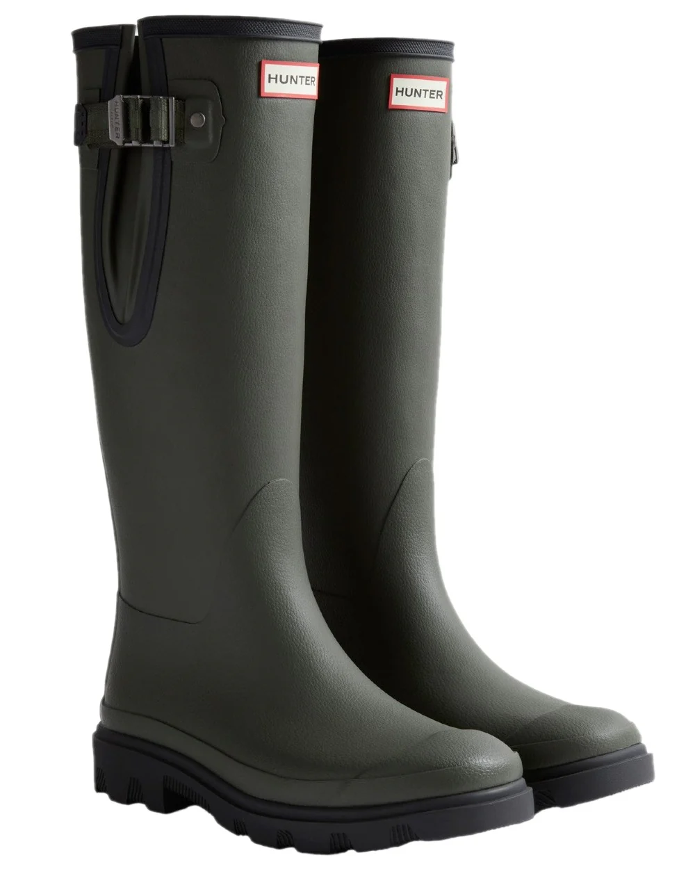 Hunter Womens Downpour Adjustable Tall Wellingtons - Image 2