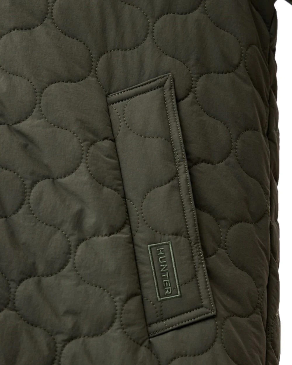 Hunter Womens Fionn Long Quilted Coat - Image 8