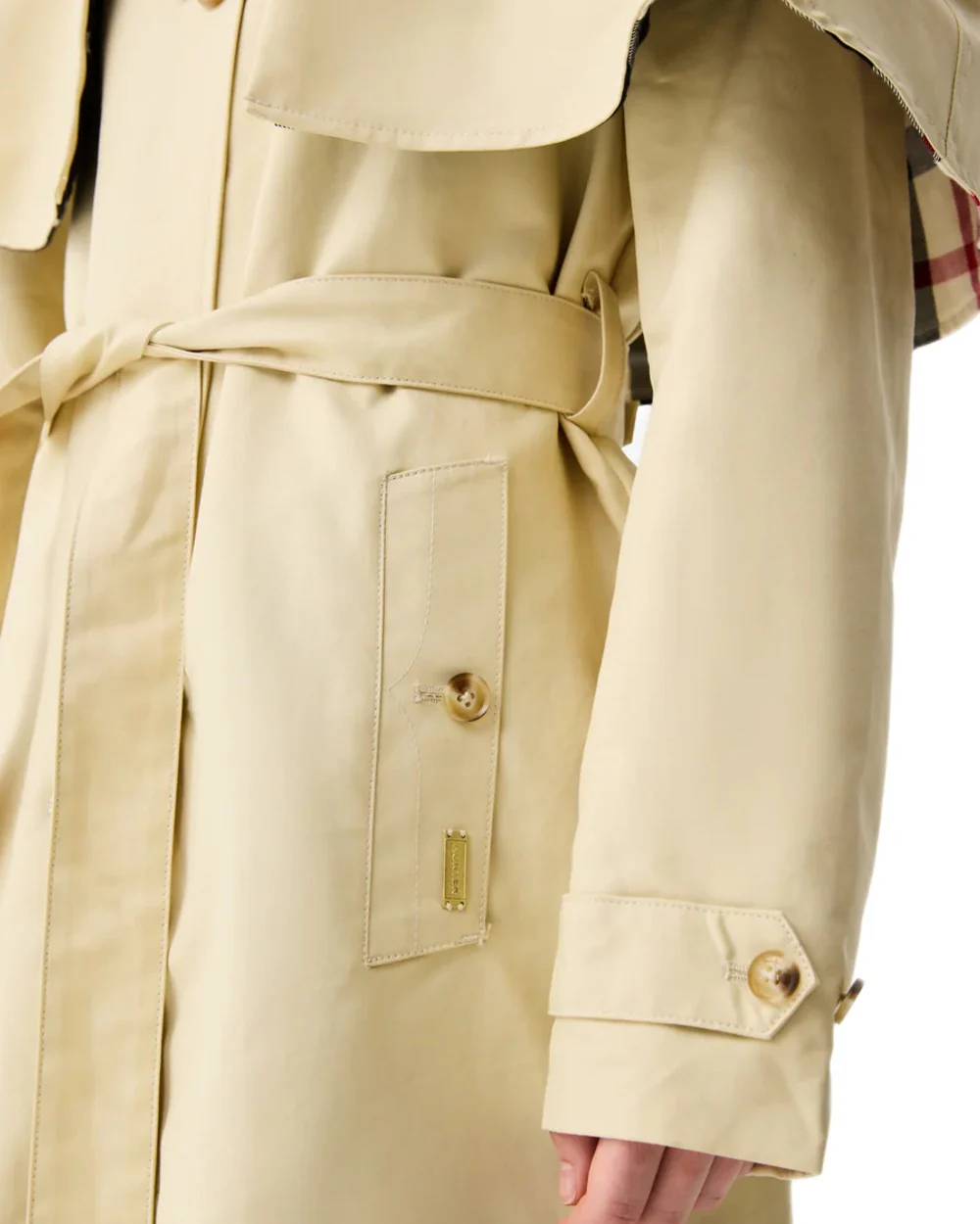 Hunter Womens Keltie Cape Trench - Image 5