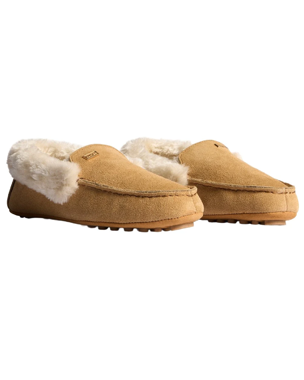 Hunter Womens Moccasin Slipper Sherpa Shoes - Image 2