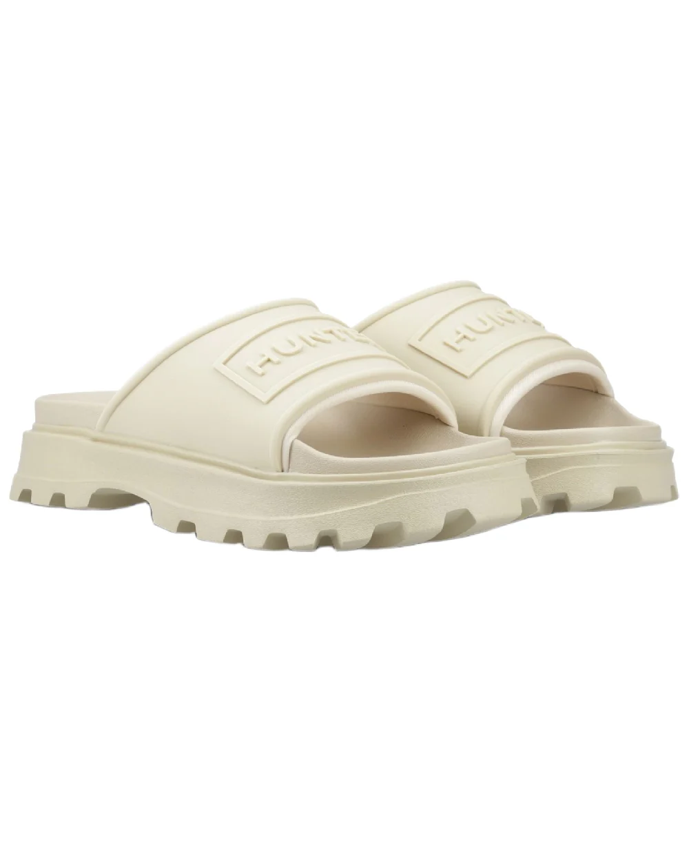 Hunter Womens Moulded Stacked Sliders - Image 2