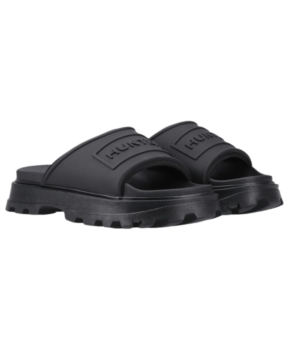 Hunter Womens Moulded Stacked Sliders - Image 5