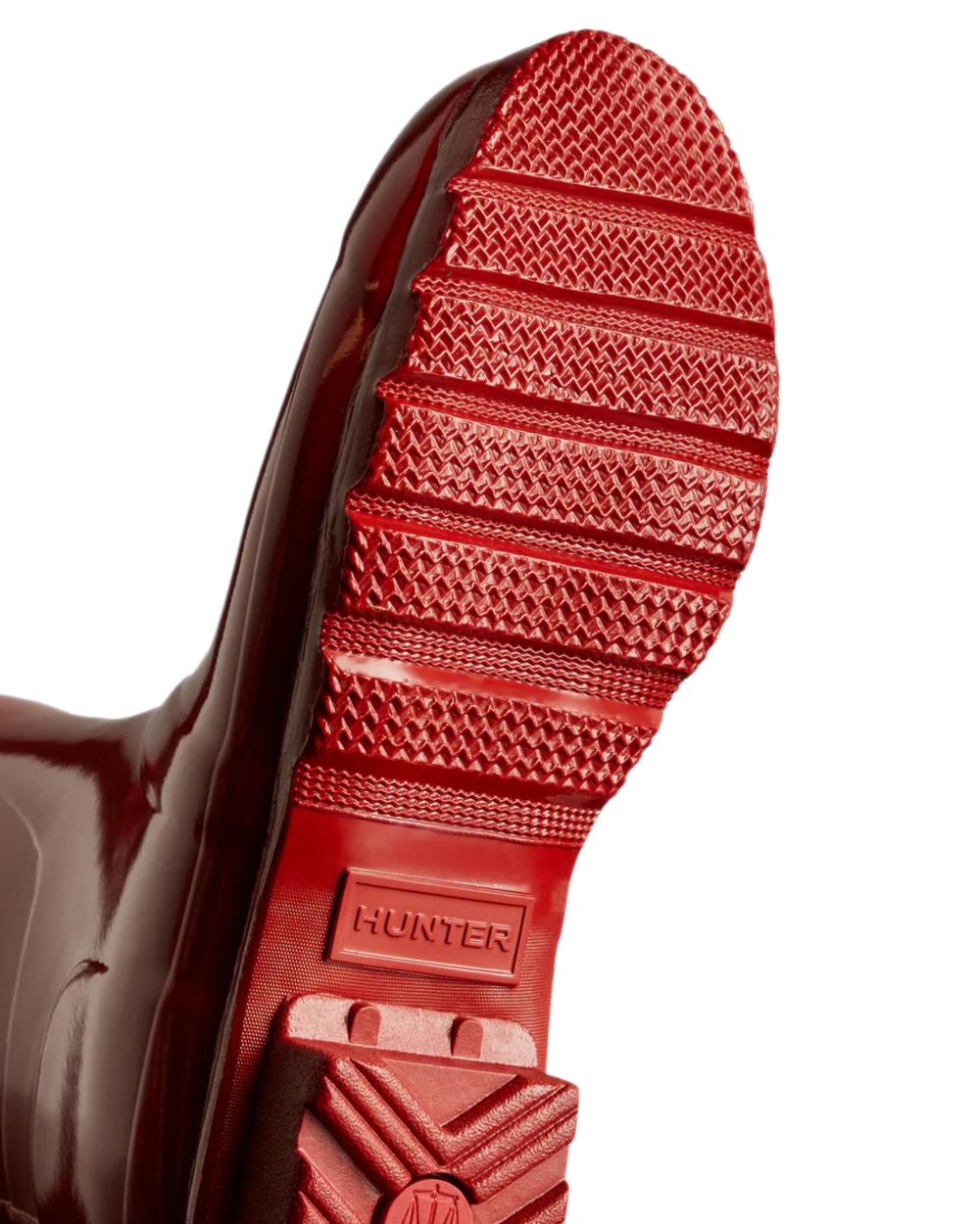 Hunter Womens Original Short Gloss Wellingtons - Image 8